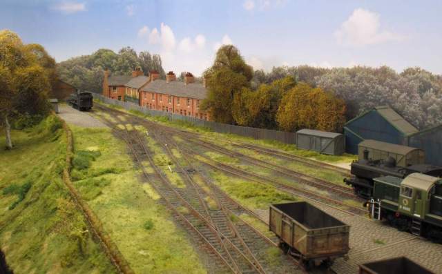 Albion Yard Prior to full woodland on backscene