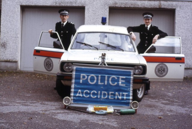 Flat capped Northern Constabulary rozzers