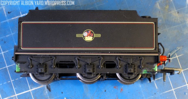 Tender frames re-profiled, steps modified and ready for paint.